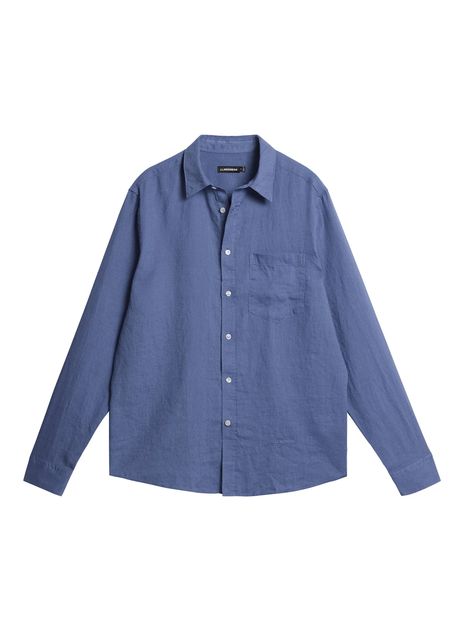 REG LS CLEAN LINEN SHIRT - BIJOU BLUE - Afbeelding 7