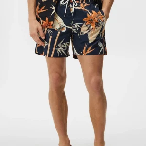 BANKS TROPICAL SWIM TRUNKS - JL NAVY