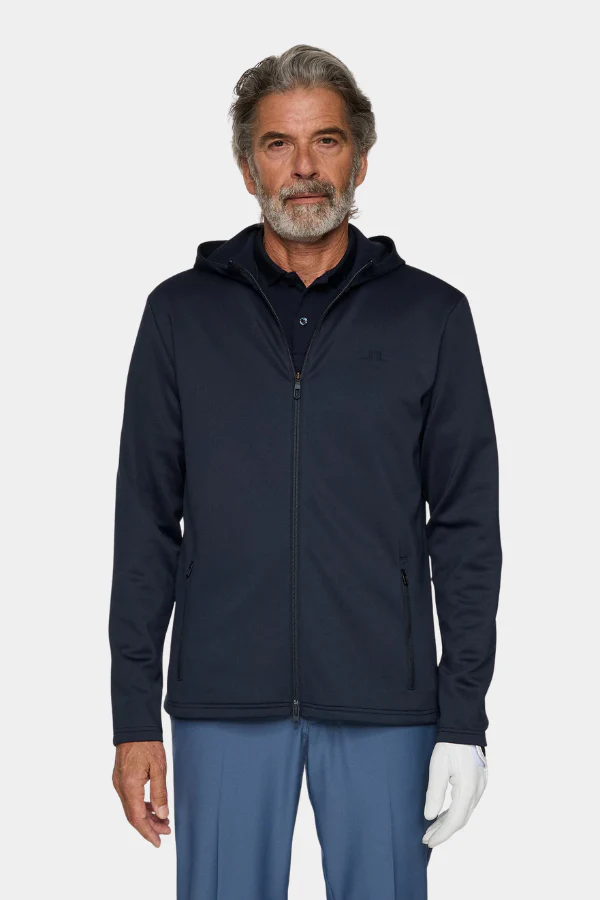 AERIAL FULL ZIP HOOD - JL NAVY