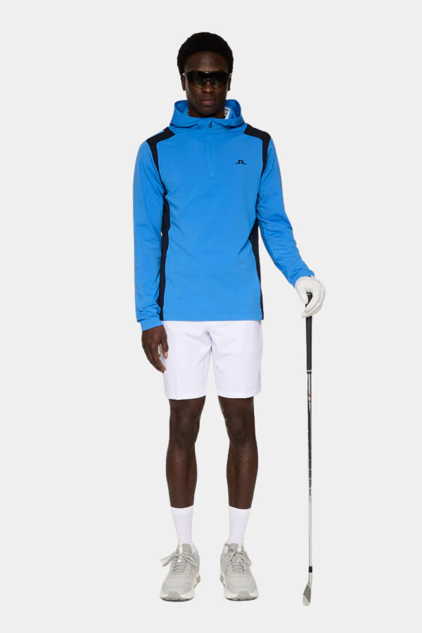 LUKAS QUARTER ZIP HOOD - SONIC BLUE - Afbeelding 6