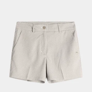 GWEN PRINTED SHORTS - BRIDGE STACK BRINDLE