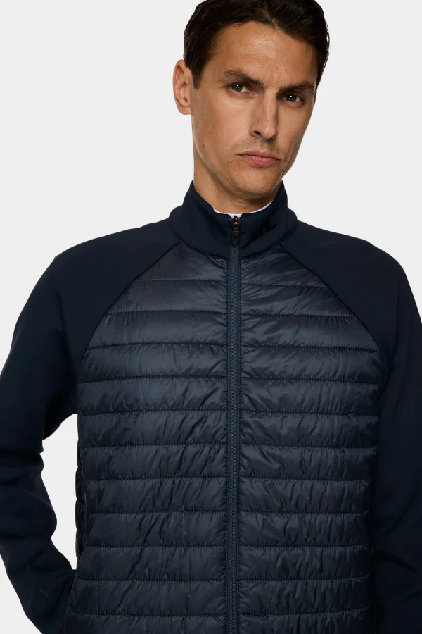 HAYDEN QUILT HYBRID HOOD - JL NAVY - Afbeelding 3