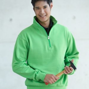 James & Nicholson Half Zip heren Sweater