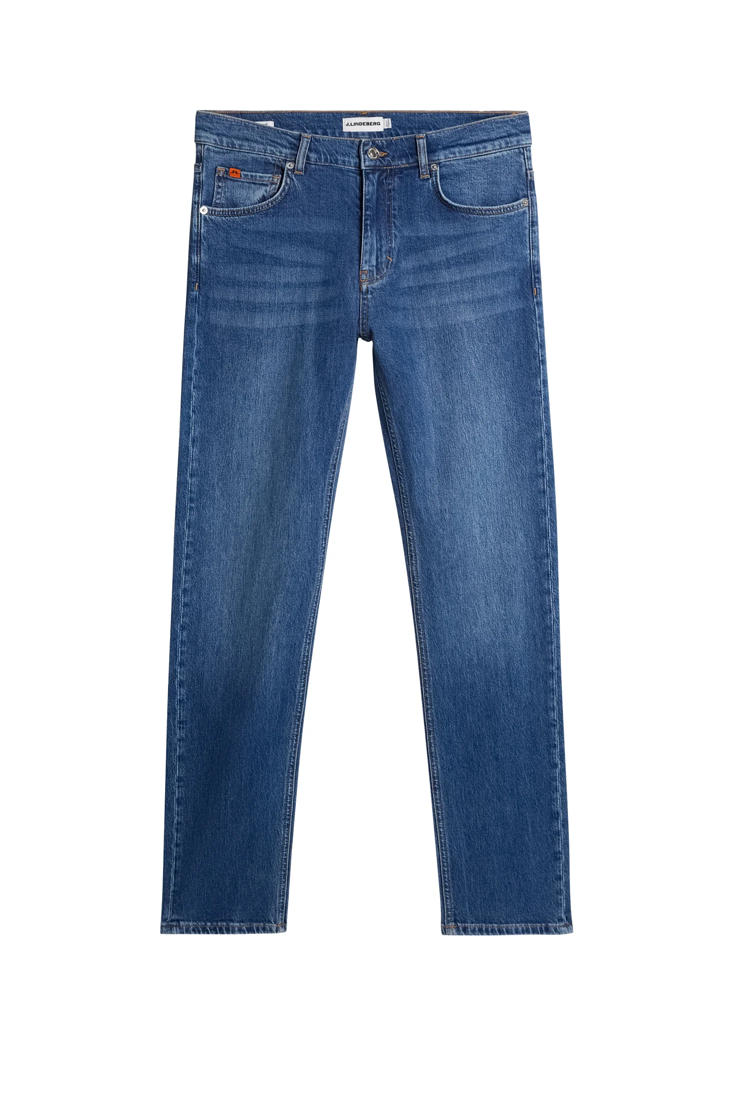 JAX MID WASH SLIM JEANS - MID BLUE - LENGTEMAAT 32 - Afbeelding 7