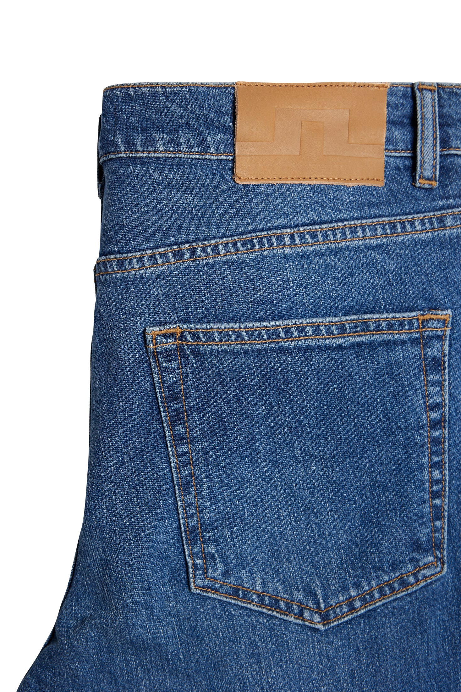 JAX MID WASH SLIM JEANS - MID BLUE - LENGTEMAAT 32 - Afbeelding 8