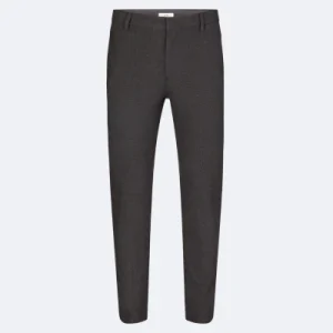 JOSH 039 - NAVY BROWN GRID - LENGTEMAAT 34