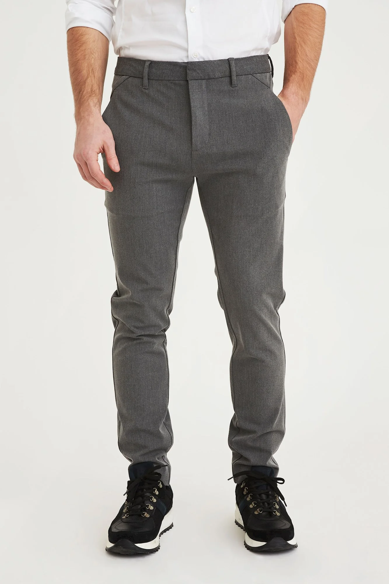 JOSH 315 - GREY MELANGE - LENGTEMAAT 32