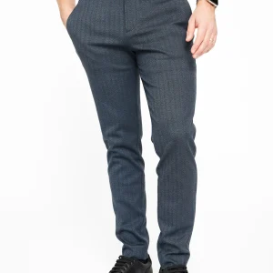 JOSH 834 - BLUE BROWN HERRINGBONE