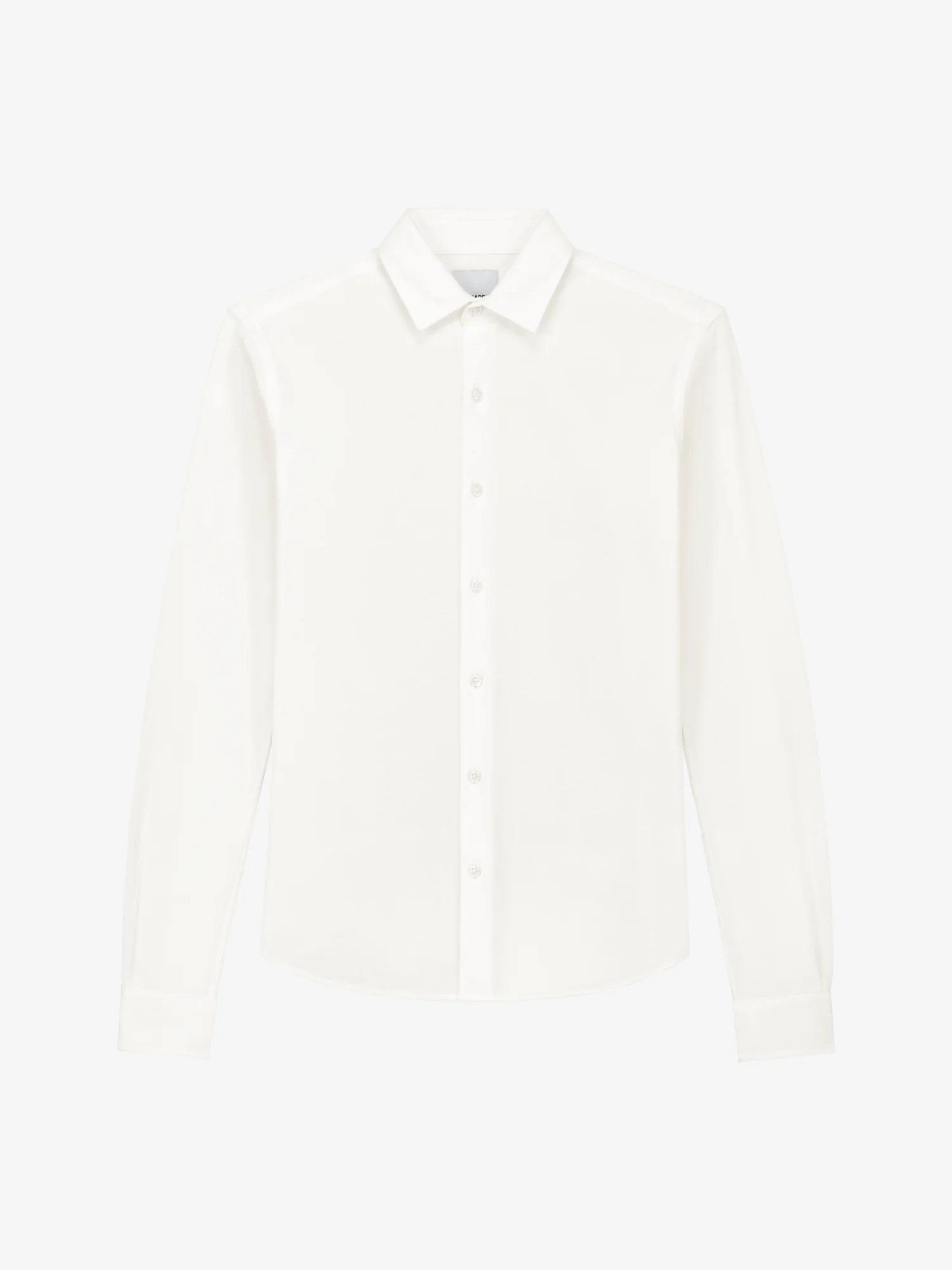 ORGANIC COTTON STRETCH SHIRT - OFF WHITE