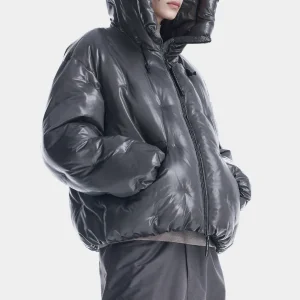 TORRCA QUILTED JACKET - DARK GREY