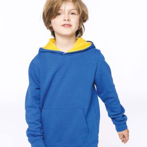 Kariban Sweater gecontrasteerde capuchon kinder hoodie