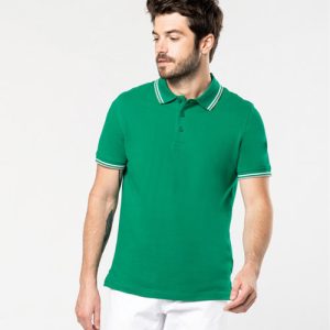 Kariban Contrasterende heren Polo