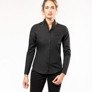 Kariban Mao Kraag dames Shirt