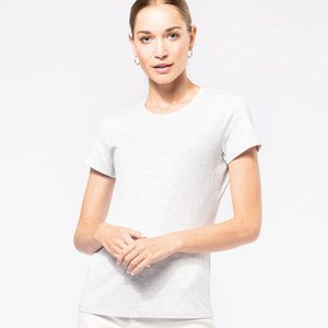 Kariban Enzym Washed dames T-shirt ronde hals