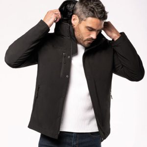 Kariban Gewatteerde heren Softshell parka