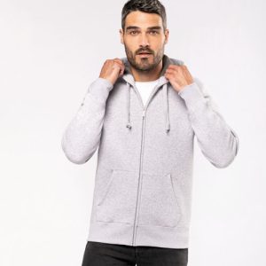 Kariban Hooded Sweater met Rits heren Vest