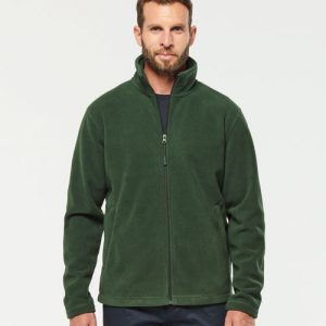 Designed to Work Microfleece met Rits heren Fleece vest