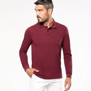 Kariban Cotton Longsleeve heren Polo