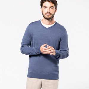 Kariban heren Pullover met V-hals