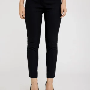 KYLIE CROP 754 - BLACK NIGHT HERRINGBONE