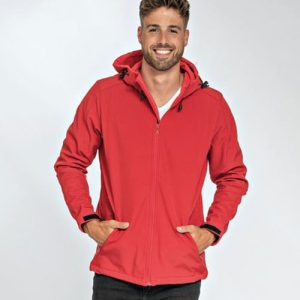 Lemon & Soda Hooded heren Softshell jacket