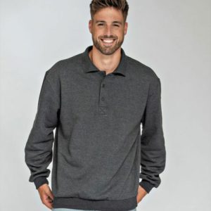 Lemon & Soda Polosweater heren Polo Sweatshirt