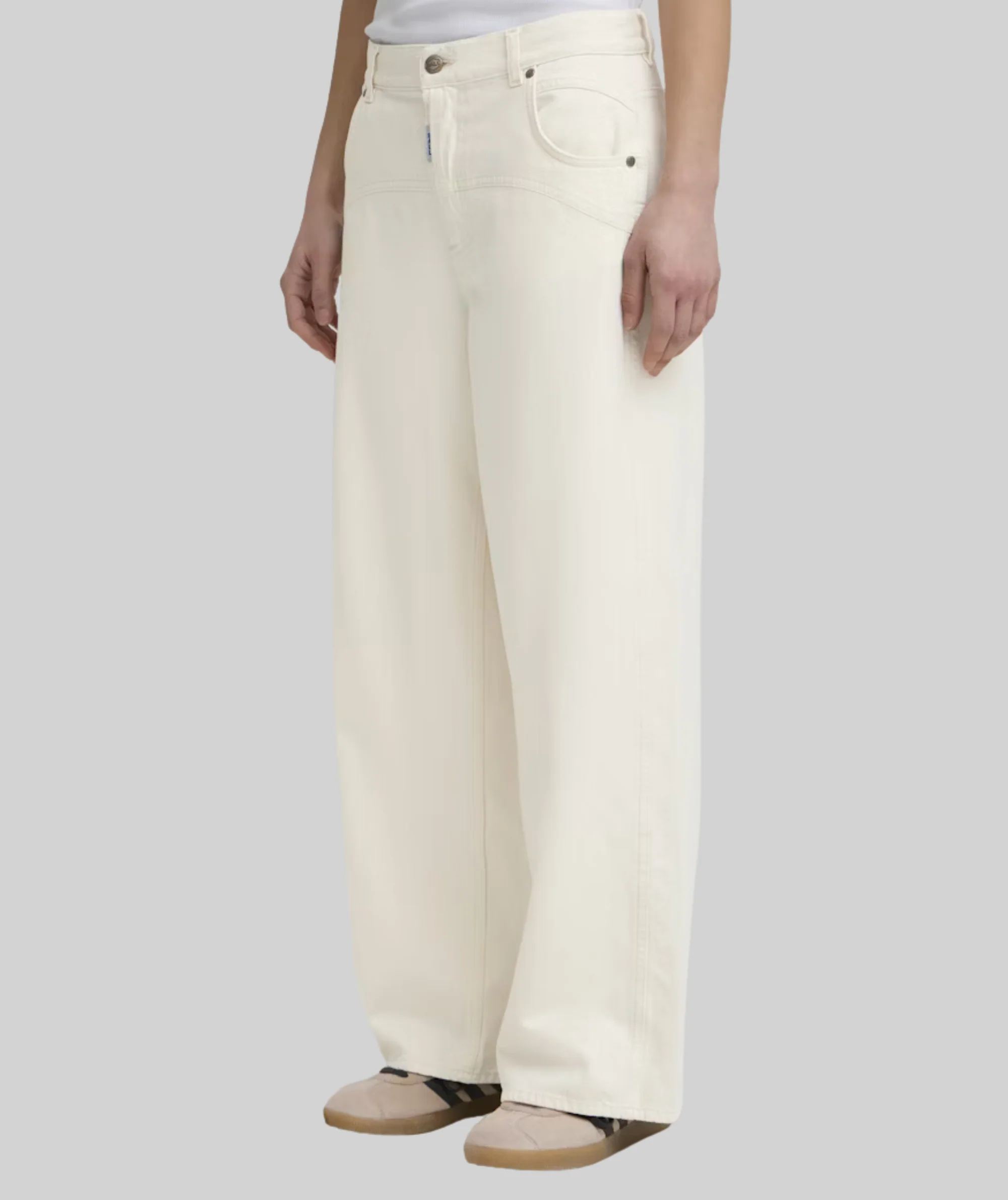 BALUCIA WIDE JEANS - BIRCH