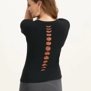 Luna Yoga Tee - Urban Black
