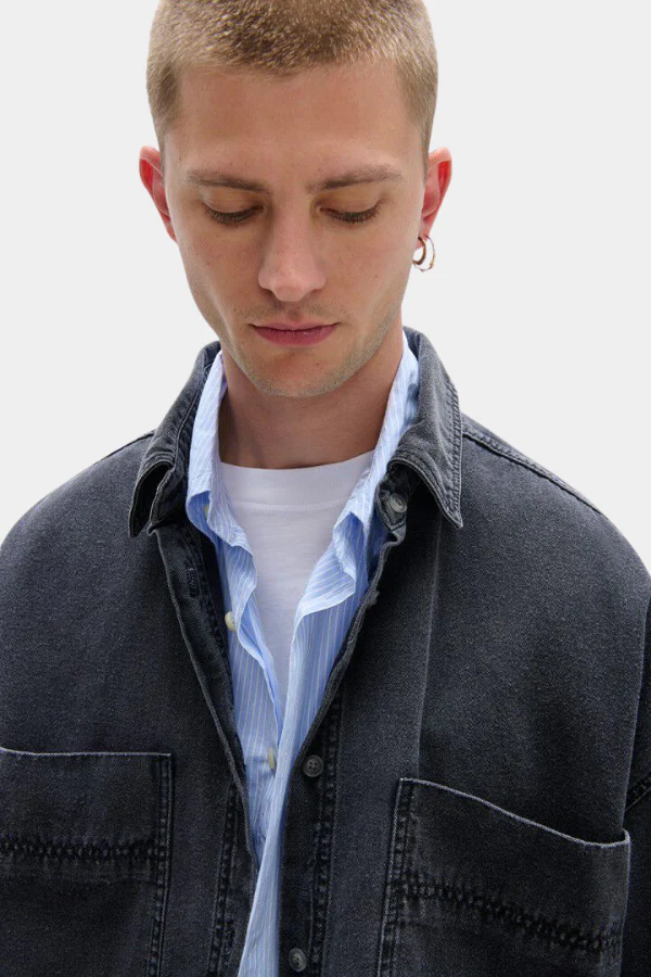 JAZY SHIRT - BLACK - Afbeelding 3