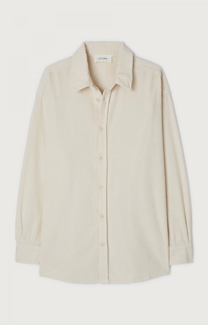 CHEMISE DROITE COL - BOUTONNE ECRU VINTAGE - Afbeelding 4