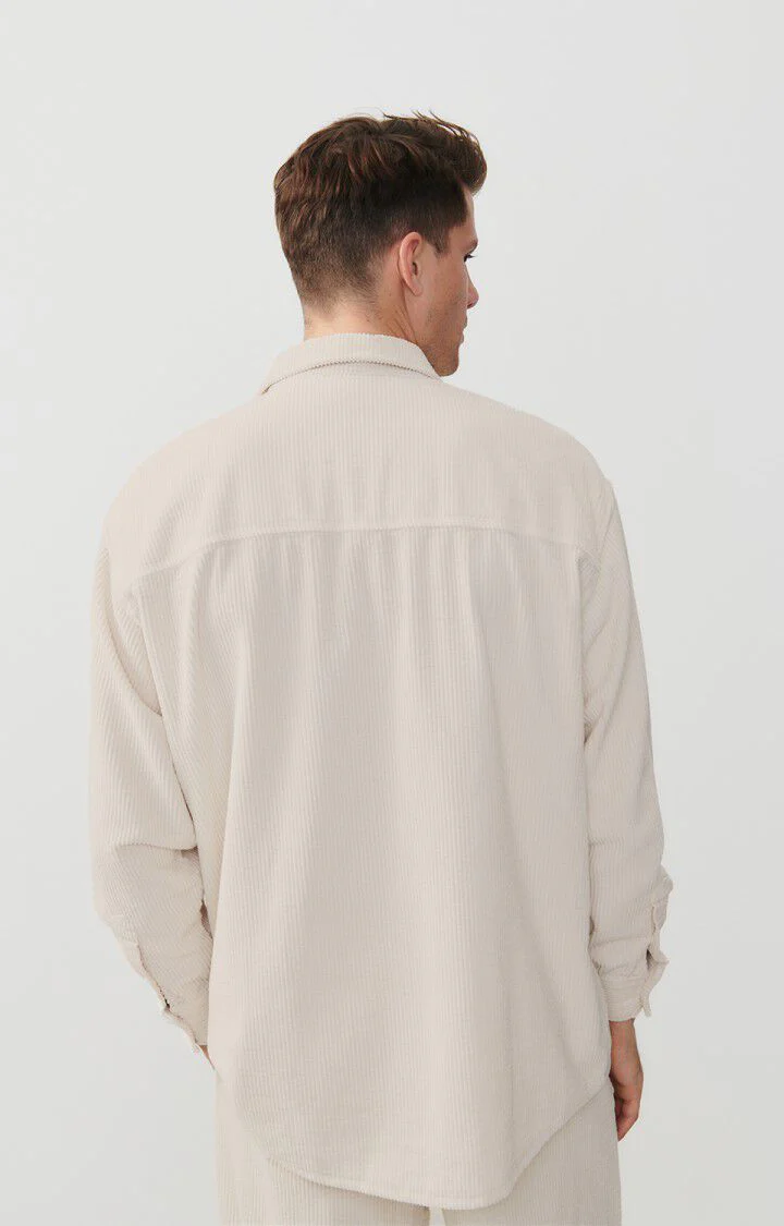 CHEMISE DROITE COL - BOUTONNE ECRU VINTAGE - Afbeelding 3