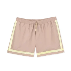 PACIFIC BATHING TRUNKS - NOUGAT/ PASTEL YELLOW