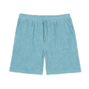 WEST TOWEL WAVE SHORTS - GRAY MIST