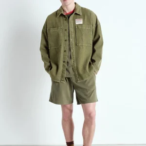 JACKET UZATOWN - BOUTONNE KAKI