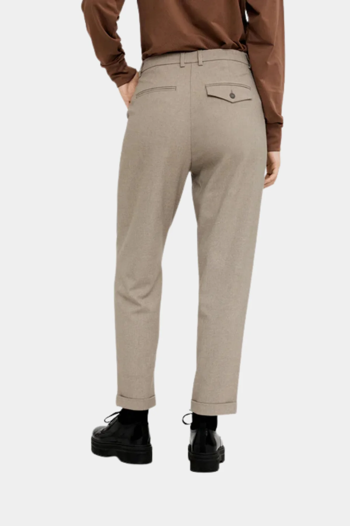 MALOUFV 438 - DARK SAND MELANGE - Afbeelding 4