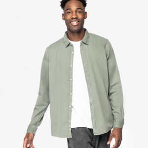 Native Spirit Ecologisch verwassen heren overhemd