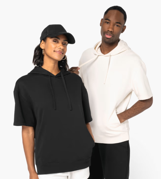 Native Spirit Oversized unisex Hoodie met korte mouwen - Afbeelding 2