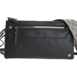 Black schoudertasje San Leo