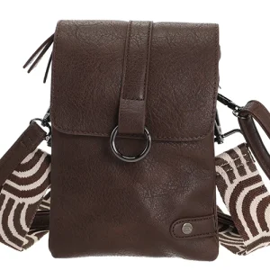 Browny telefoon- en schoudertasje Hartford