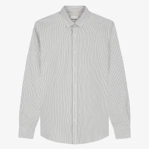 OXFORD SHIRT - LEAF GREEN STRIPE