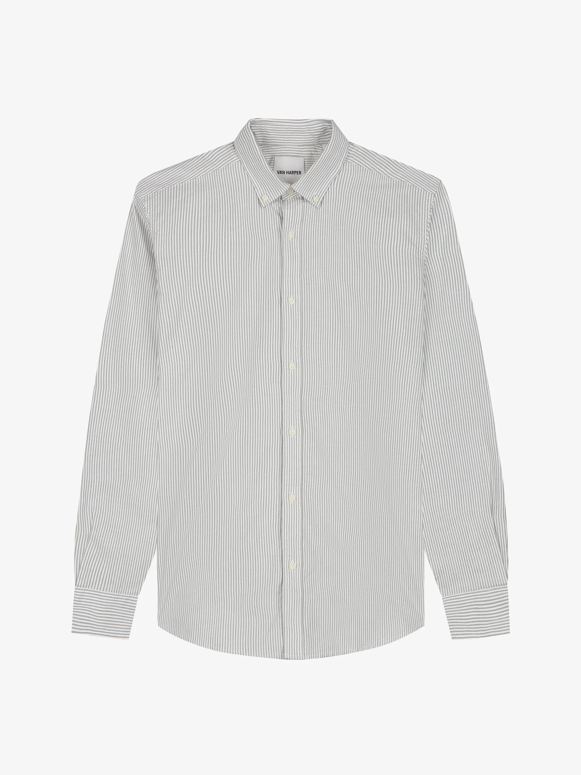 OXFORD SHIRT - LEAF GREEN STRIPE