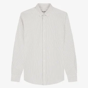 OXFORD SHIRT - SAND STRIPE