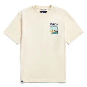 BLOCK LANDSCAPE GRAPHIC T-SHIRT - VANILLA ICE