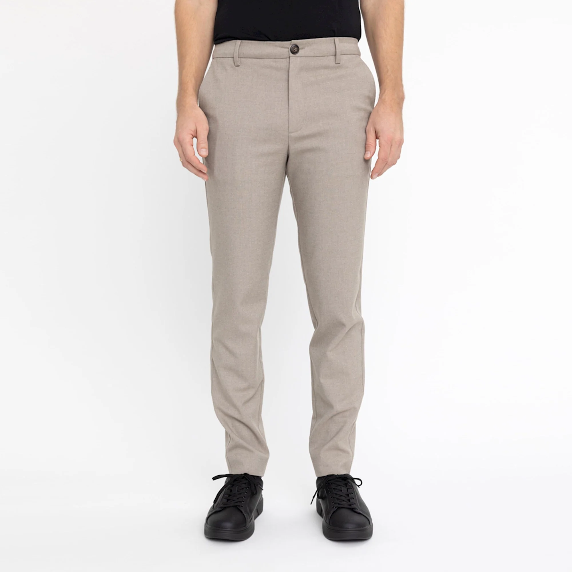 OSCAR 438 - DARK SAND MELANGE - LENGTEMAAT 34