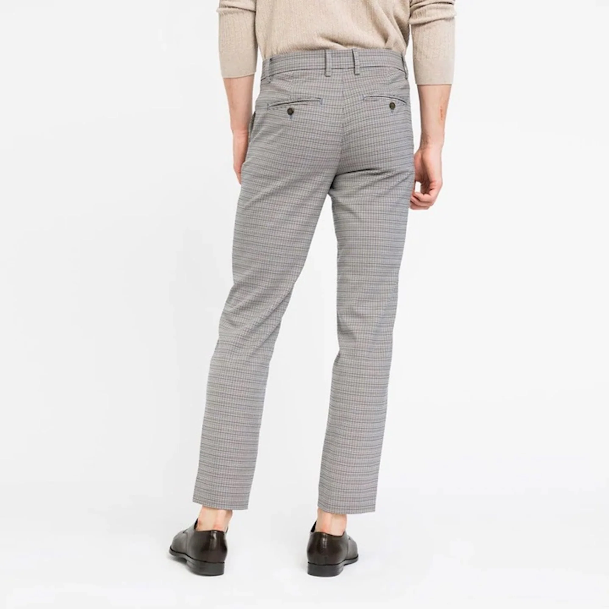 OSCAR 525 - BLUE GREY MINI CHECK - Afbeelding 3