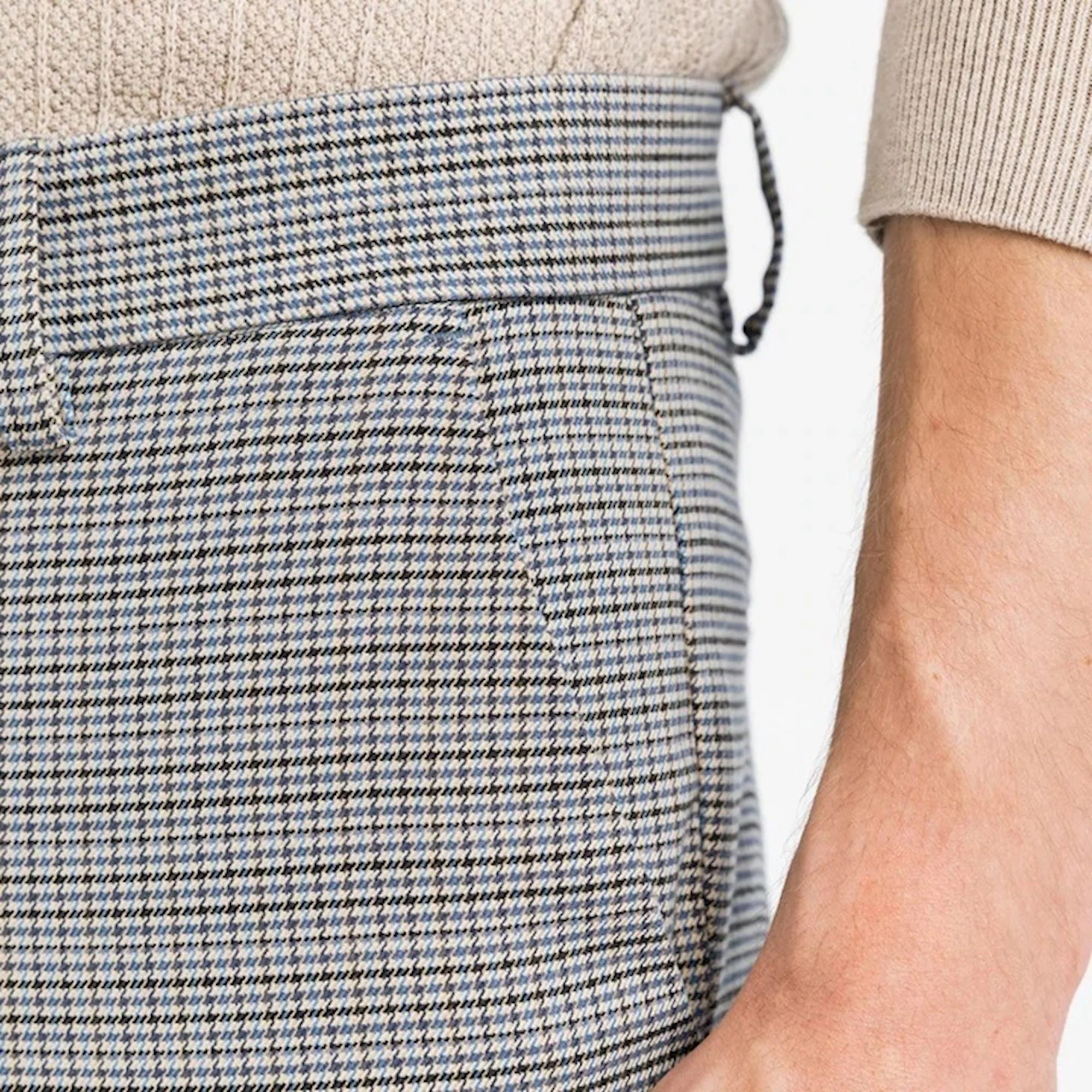 OSCAR 525 - BLUE GREY MINI CHECK - Afbeelding 5