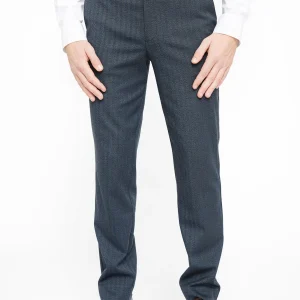 OSCAR 834 - BLUE BROWN HERRINGBONE