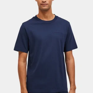 ORIGINAL SMALL LOGO TEE - BLUE SHADOW