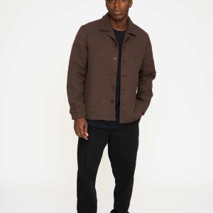 LEO OVERSHIRT - BROWN