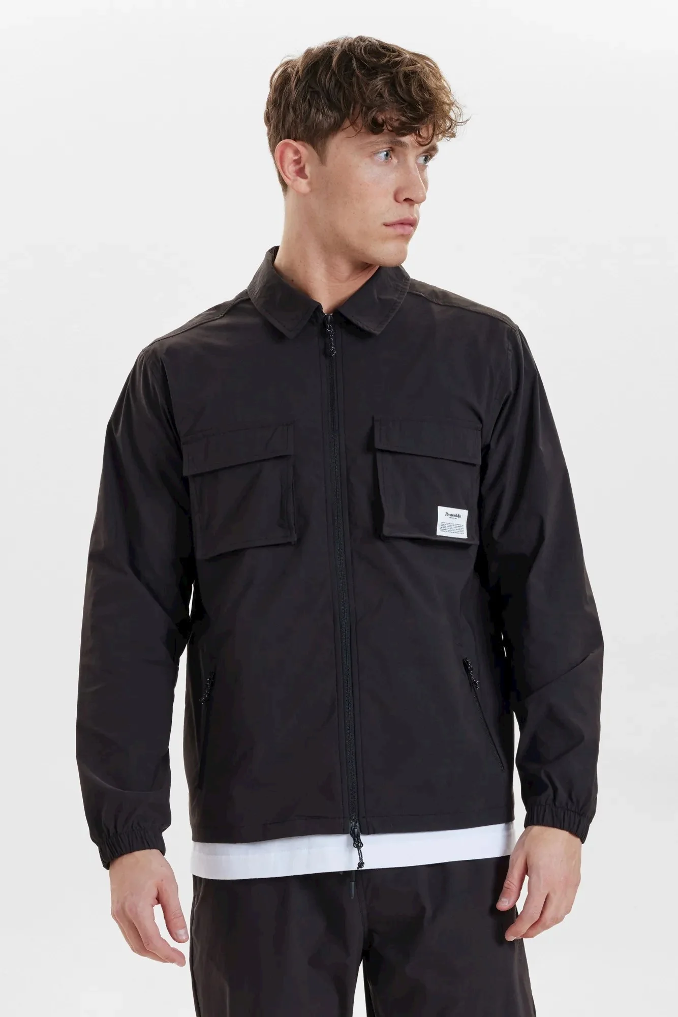 CARGO OVERSHIRT LIGHTWEIGHT - BLACK - Afbeelding 2